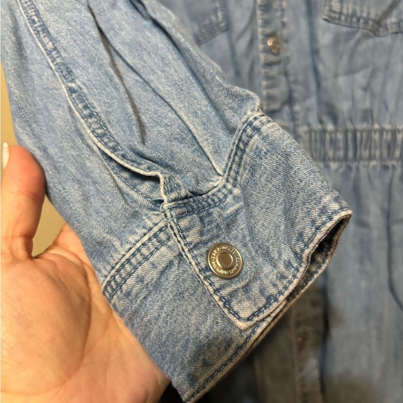 ZARA Cotton Denim Dress - Picture 3 of 6